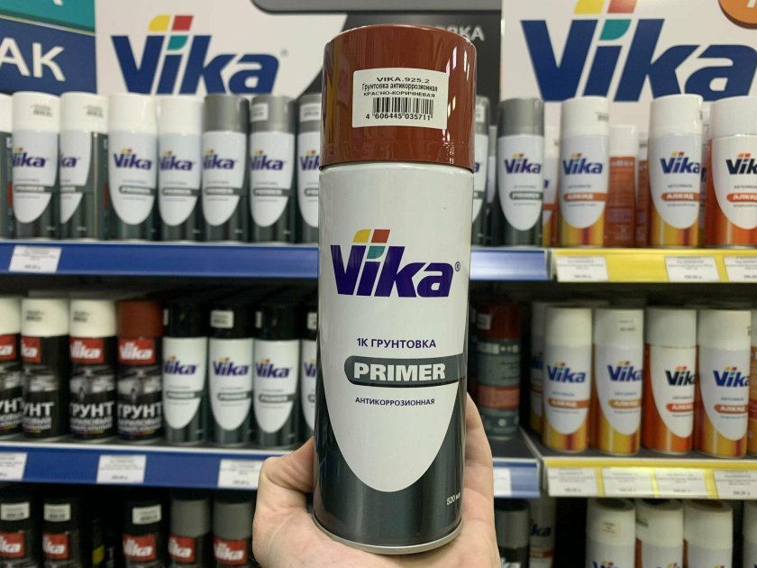 Vika акриловый грунт аэрозоль