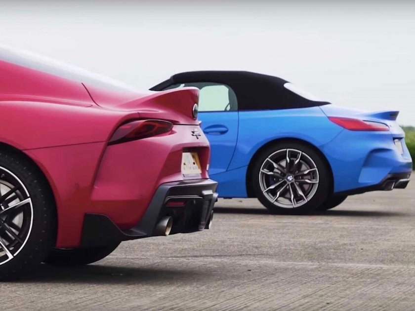 Тойота Супра и БМВ z4