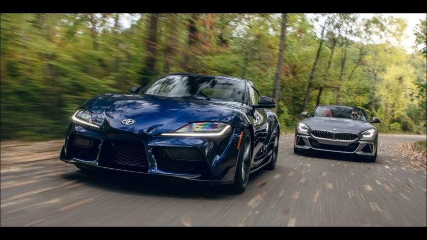 Тойота Супра и БМВ z4