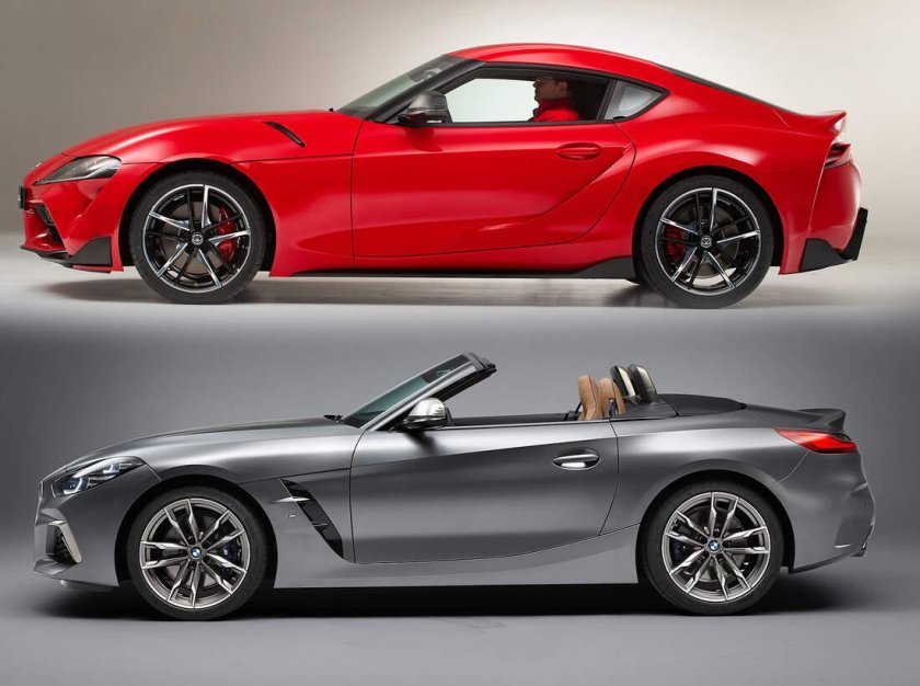BMW z4 и Тойота Супра