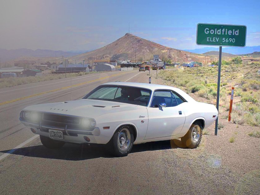 Dodge Challenger 1970 Исчезающая точка