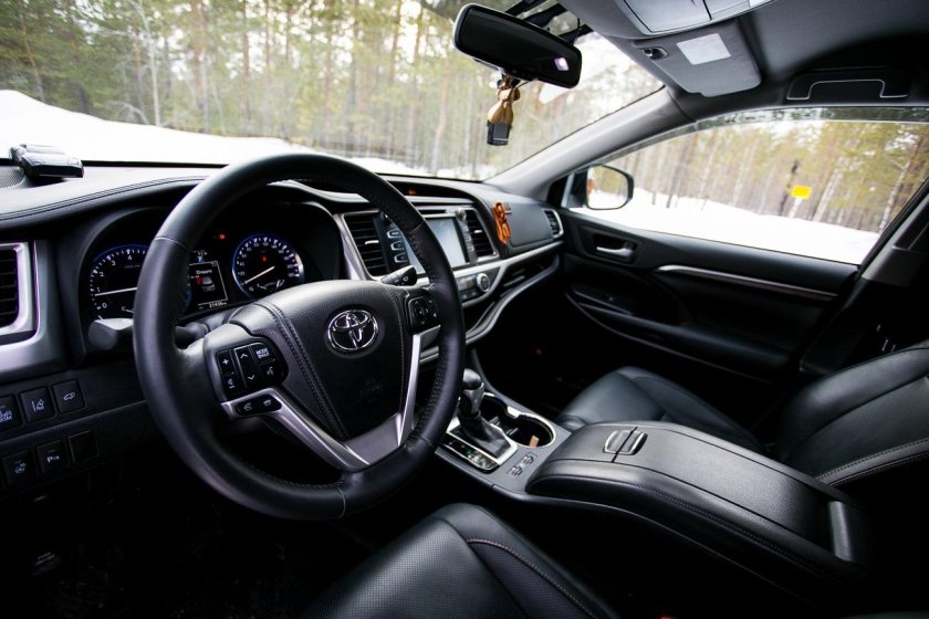 Toyota Highlander xu50 салон