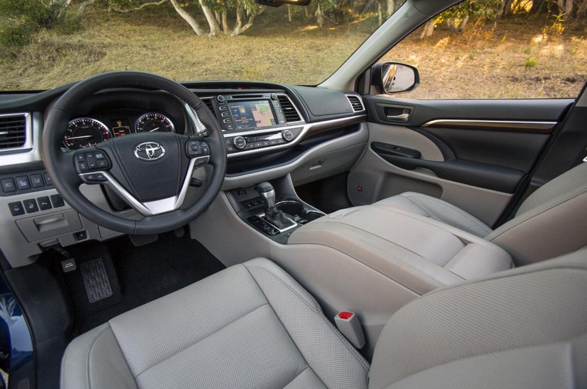 Тойота хайлендер 2016 салон
