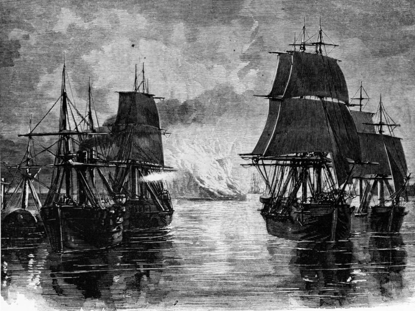 Брандер корабль