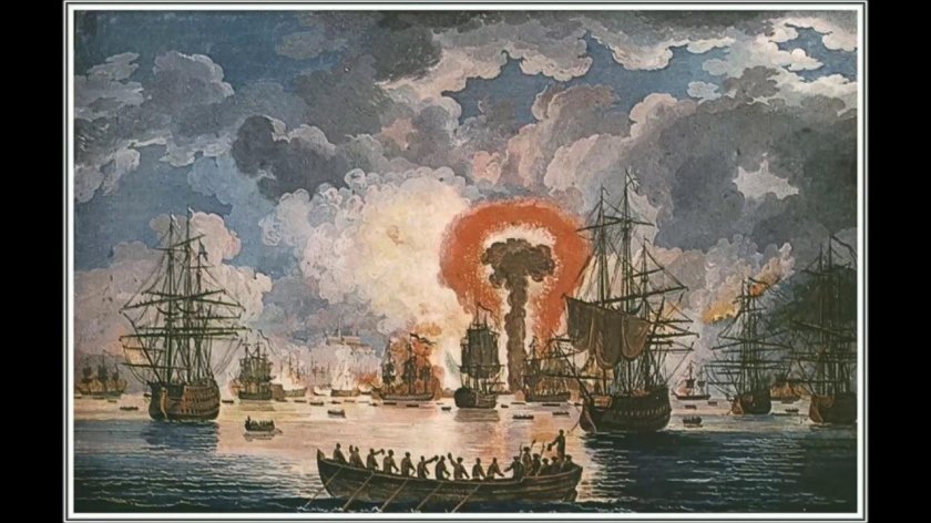 Айвазовский Чесменское сражение 1770