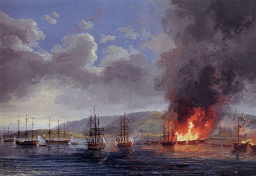 Чесменское сражение 1770