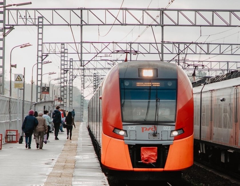 Электропоезд ласточка