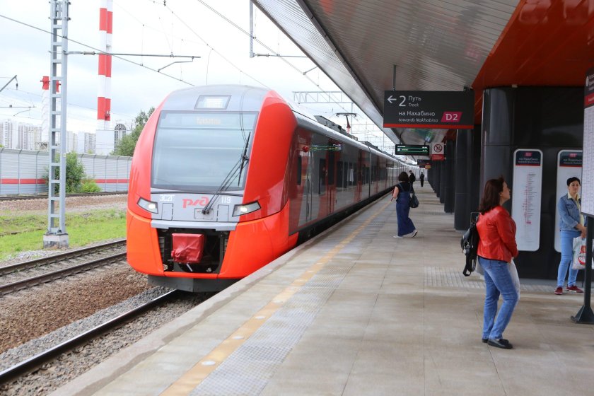 Поезд Ласточка МЦД