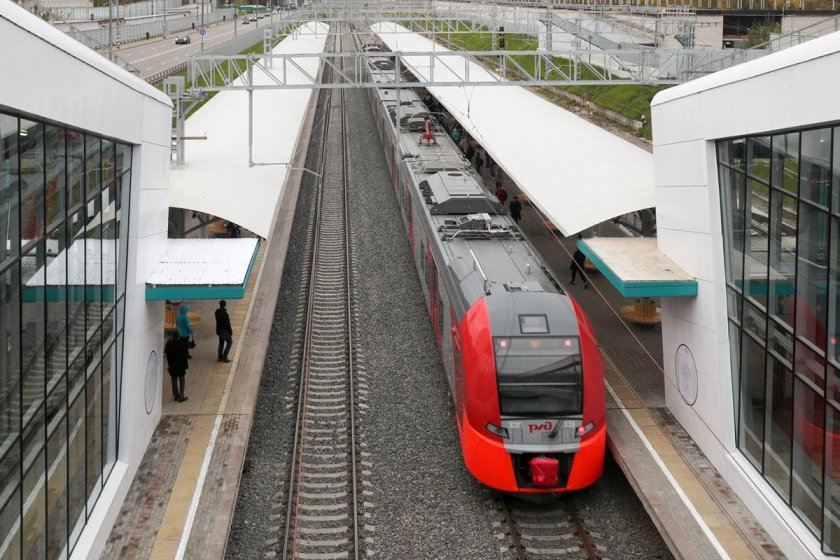 Поезд Ласточка МЦД