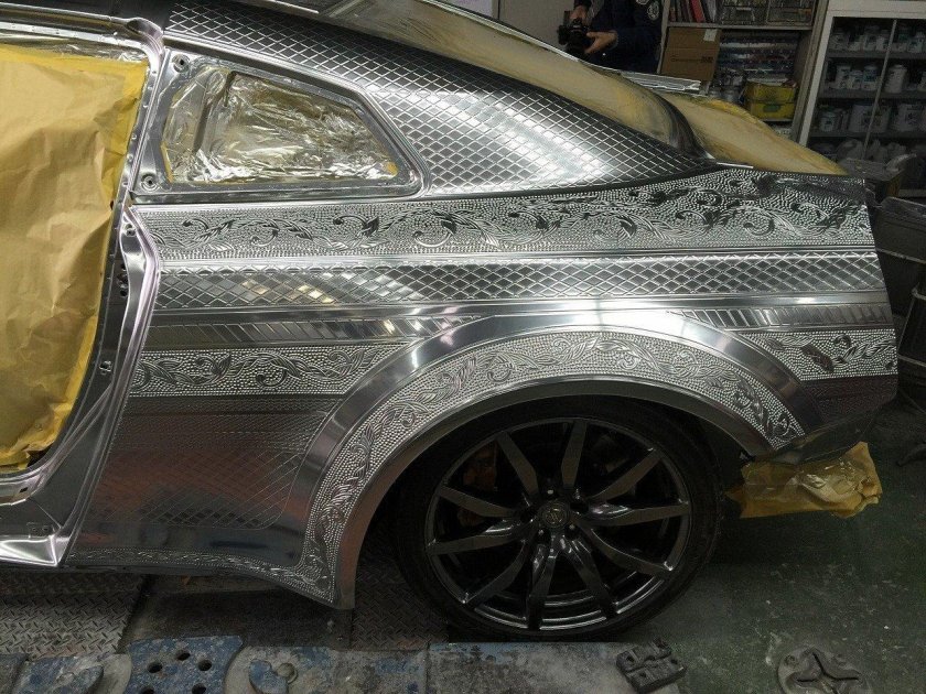 Необычная покраска автомобиля