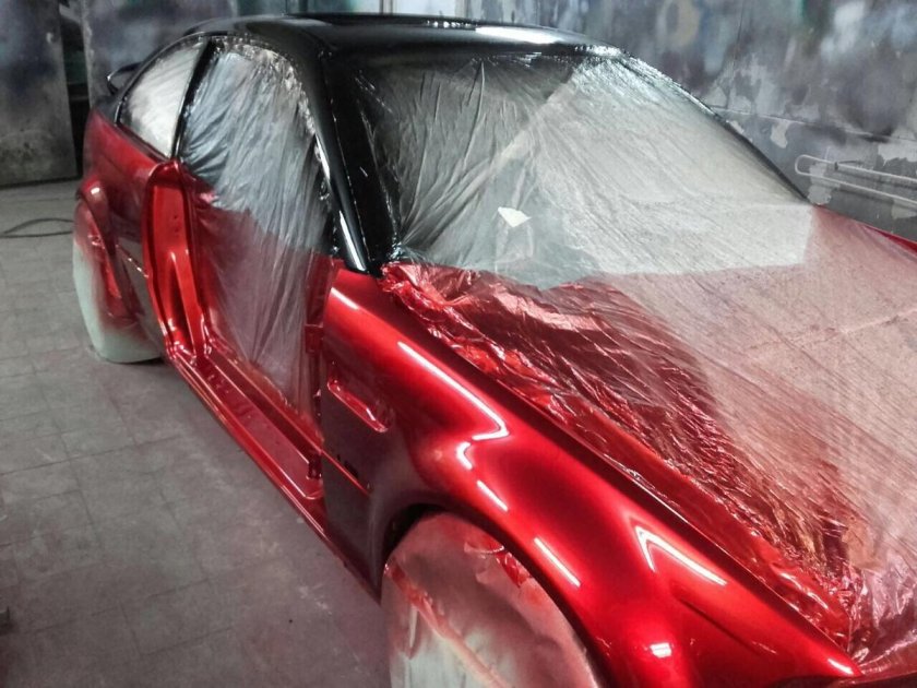 Msk1025 Metallic Skyline - красное яблоко