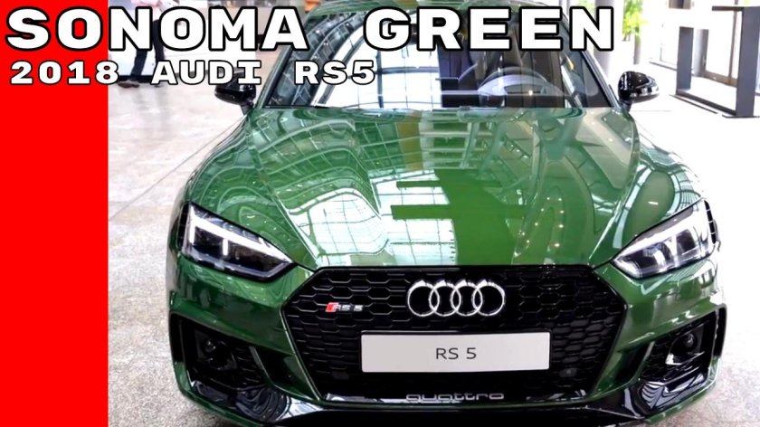 Audi rs5 Green