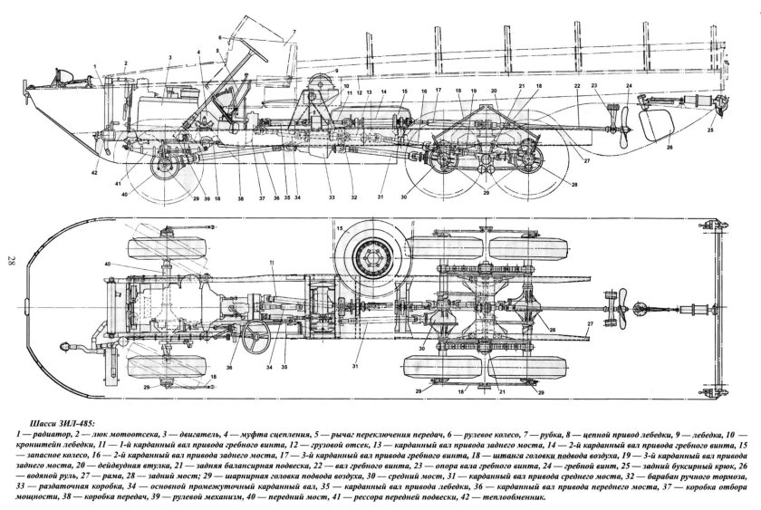 Большой автомобиль водоплавающий БАВ-485