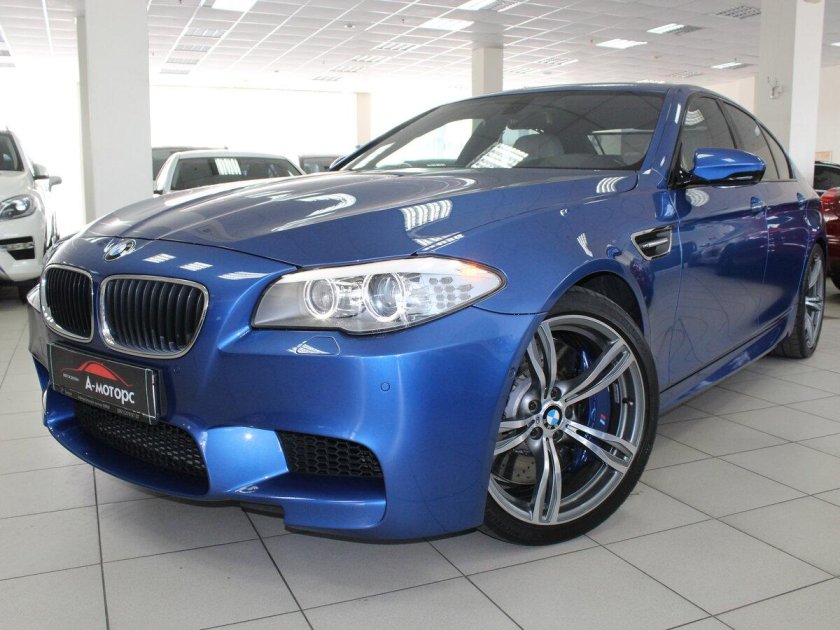 Bmw m5 f10 2013 синий