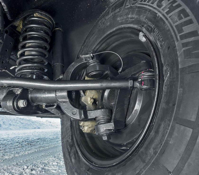 Передний мост УАЗ профи на Патриот