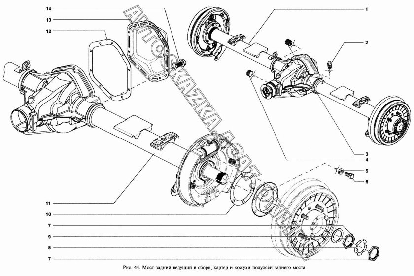 Передний мост УАЗ 3163 Патриот