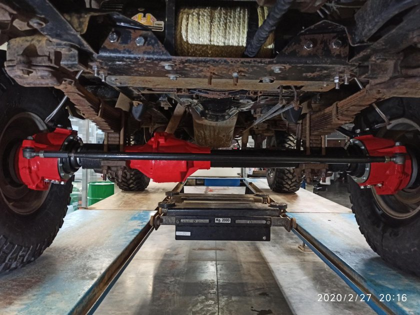 УАЗ Барс передний мост