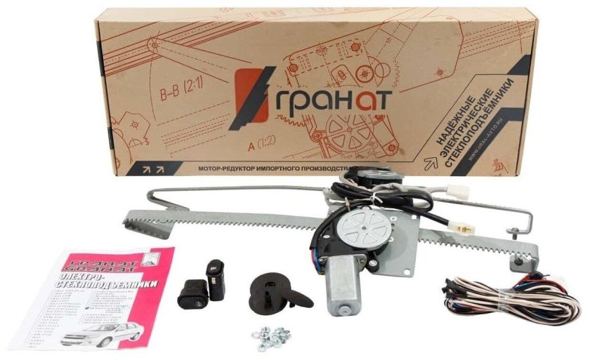 Стекстеклоподъёмник гранат на Логан