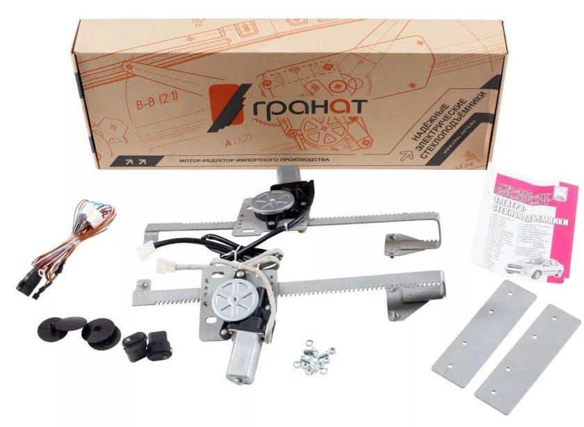 Задние электростеклоподъемники Лада Гранта