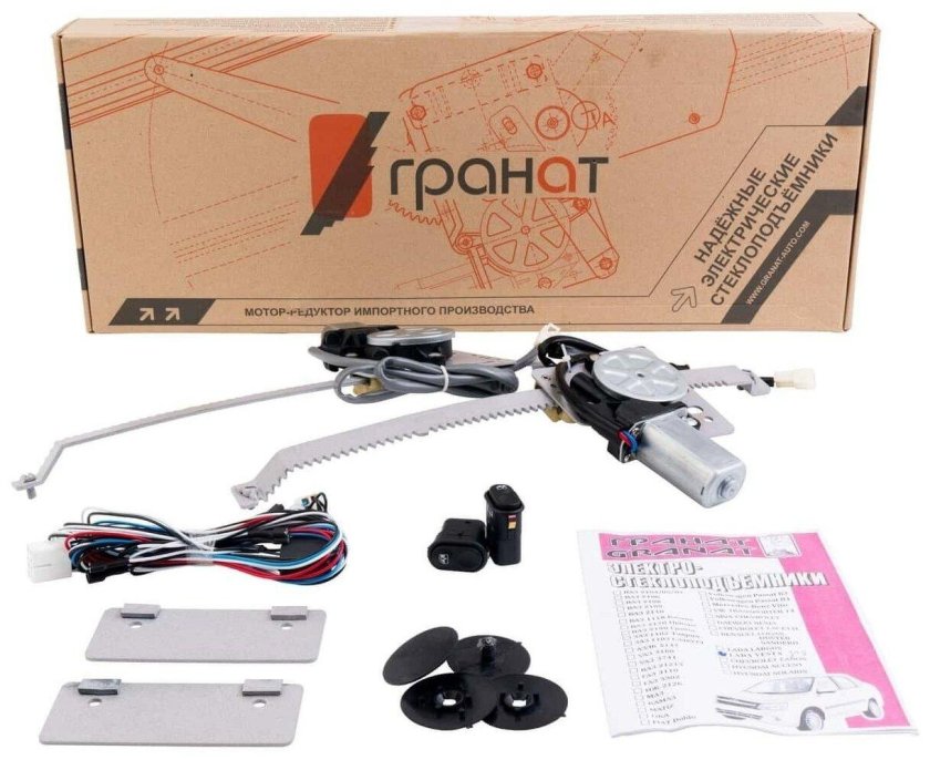 Задние электростеклоподъемники Веста