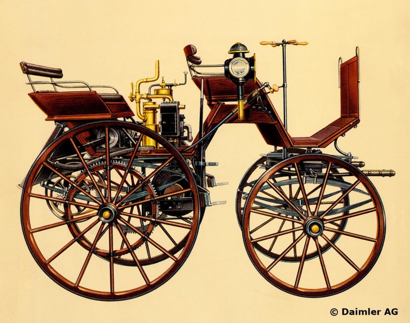 Первый автомобиль Готлиба Даймлера