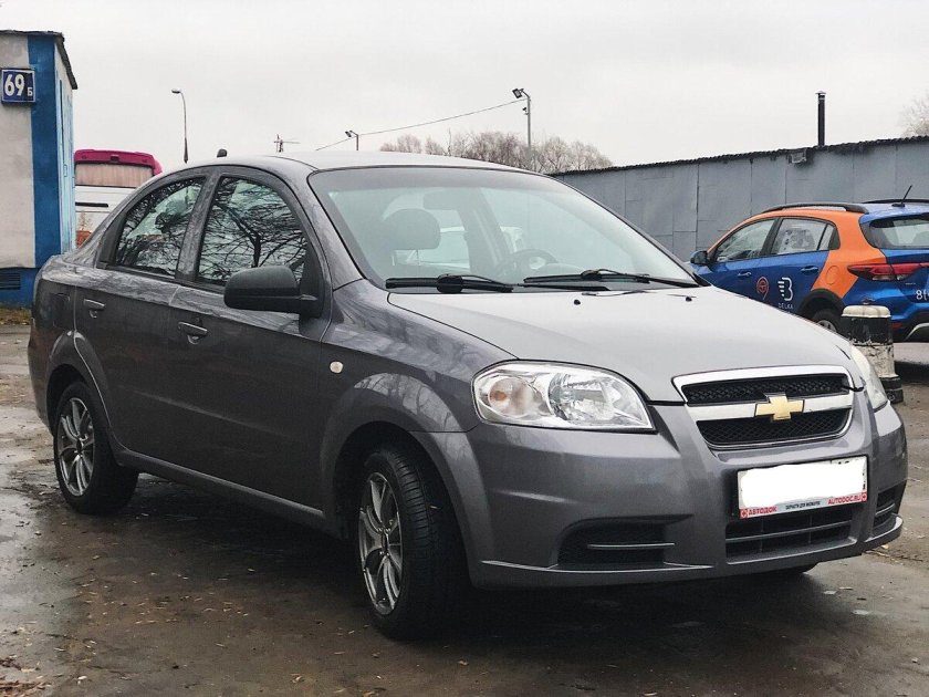 Chevrolet Aveo 2007 серый
