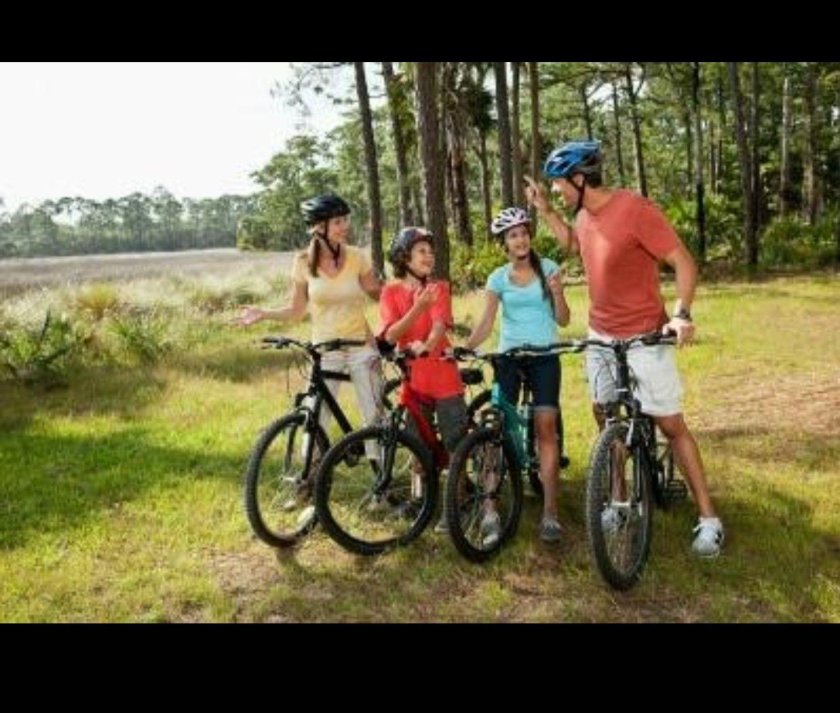 Велопрогулка с семьей