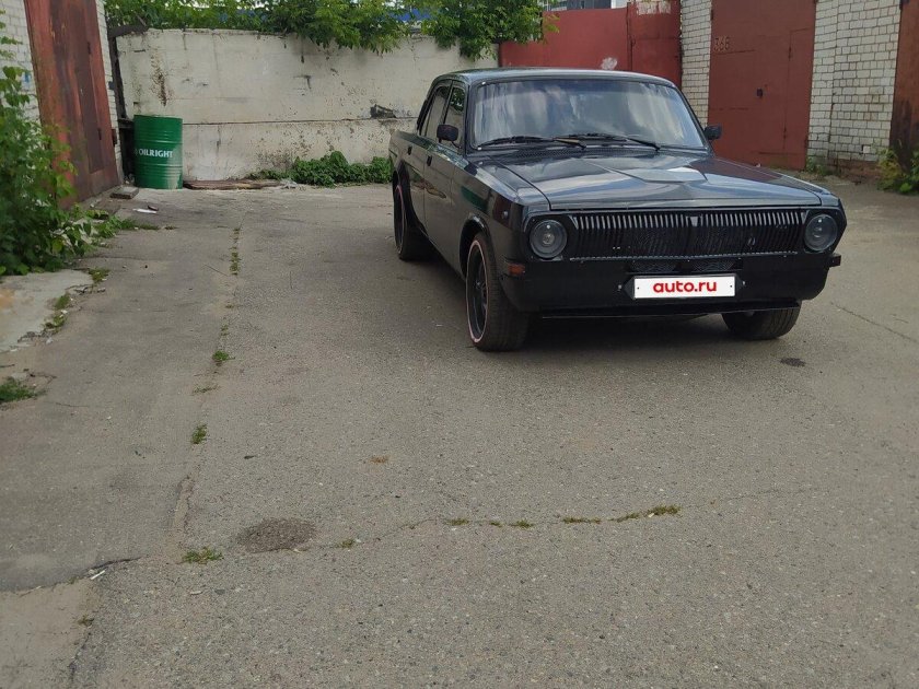 Волга чёрная газ 2410
