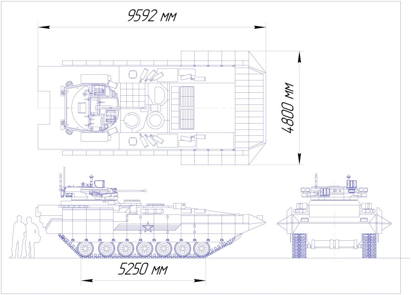 БМП Т-15 Армата чертежи