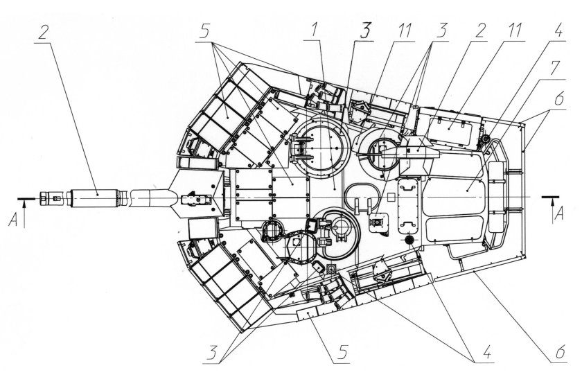 Башня танка т 90