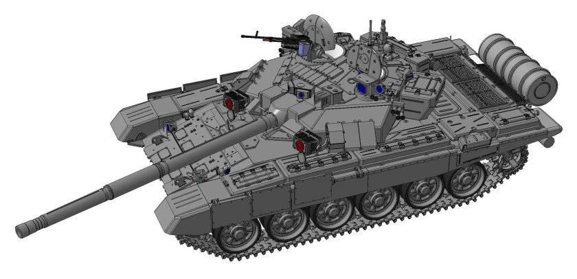 Танк т90 чертеж