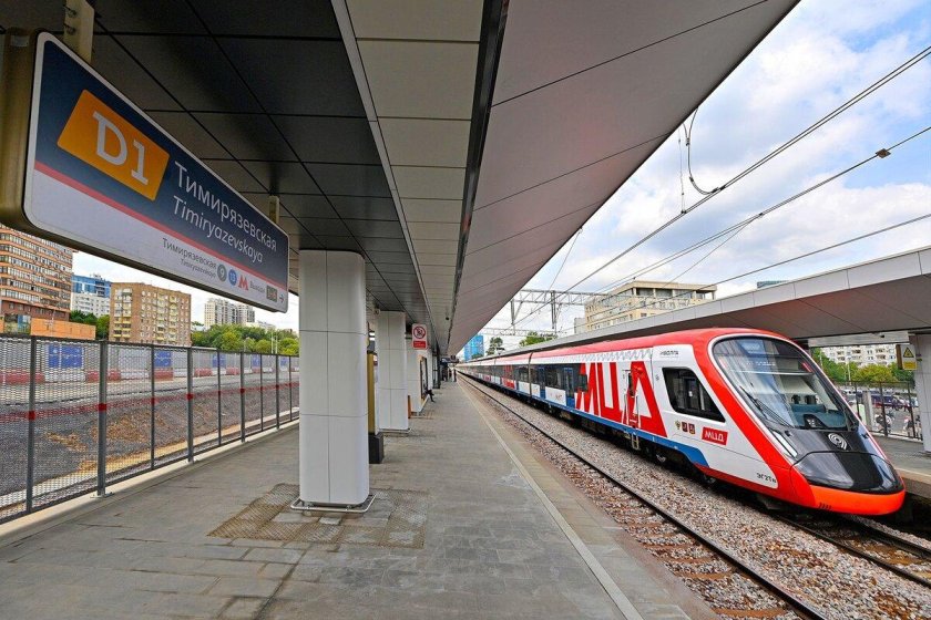 Городской вокзал Тимирязевская МЦД-1