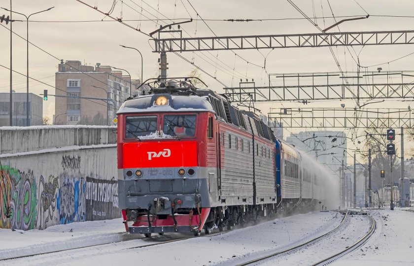 Эп2к с поездом 118 москва новокузнецк