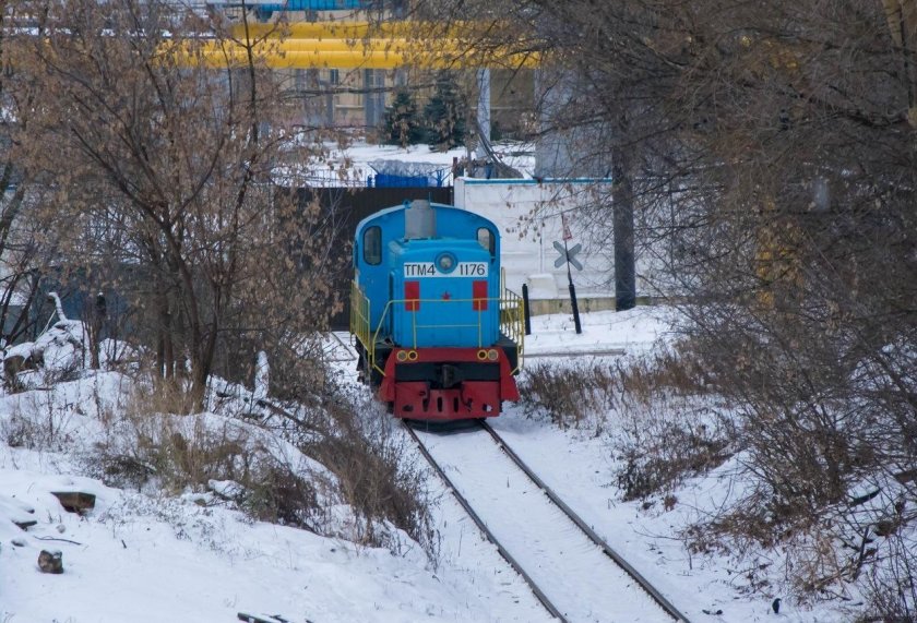Подъездной путь от станции Дубна