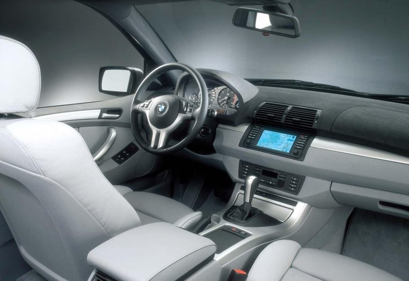 BMW x5 e53 салон