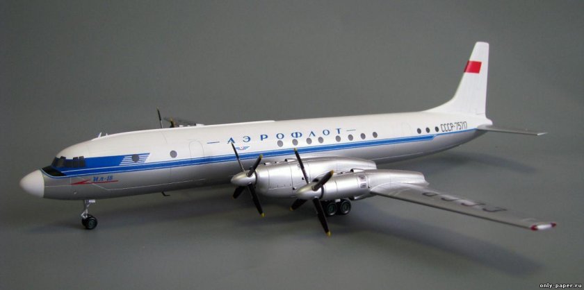 Турбовинтовой самолет ил 18