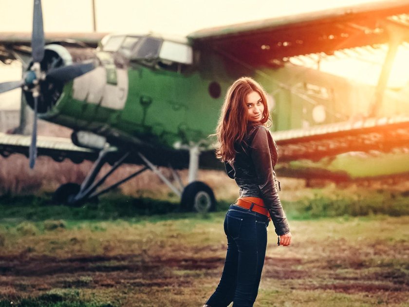 Фотосессия с самолетом