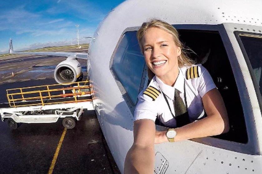 Пилотесса Аэрофлота Мария Уваровская