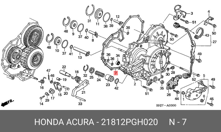 Схема АКПП Хонда Одиссей ra6