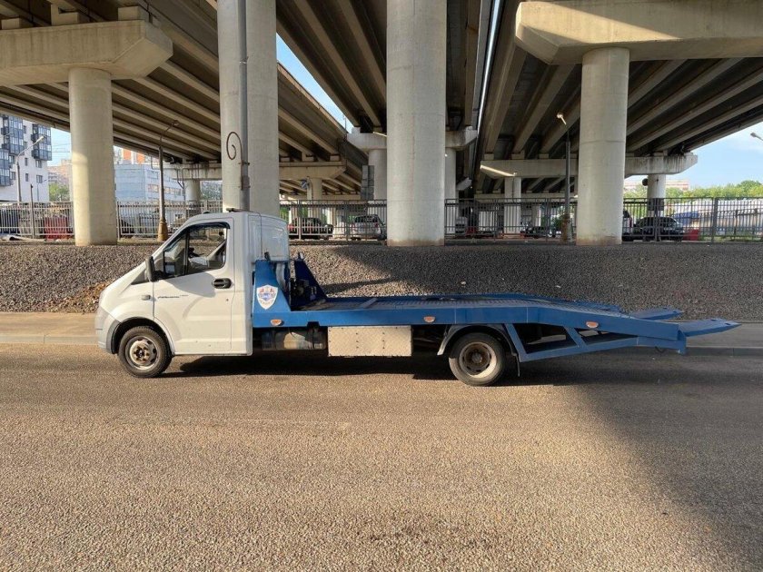 Эвакуатор газель некст ломаная платформа