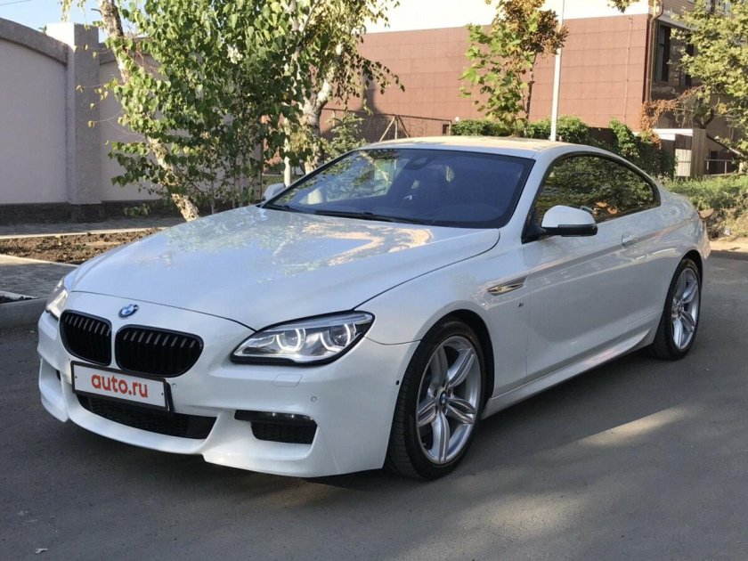 BMW 6 f13 белая