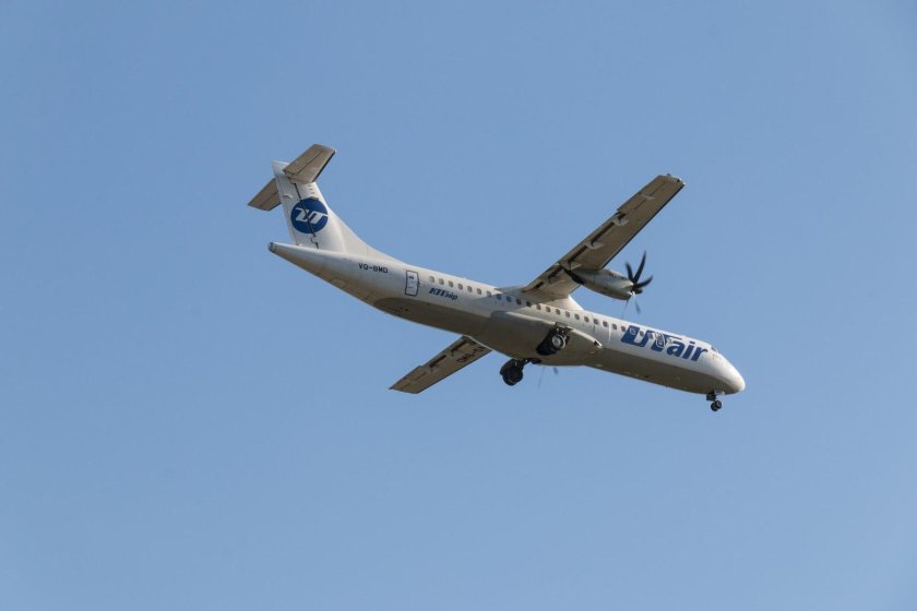 Российский самолет с винтами на крыльях