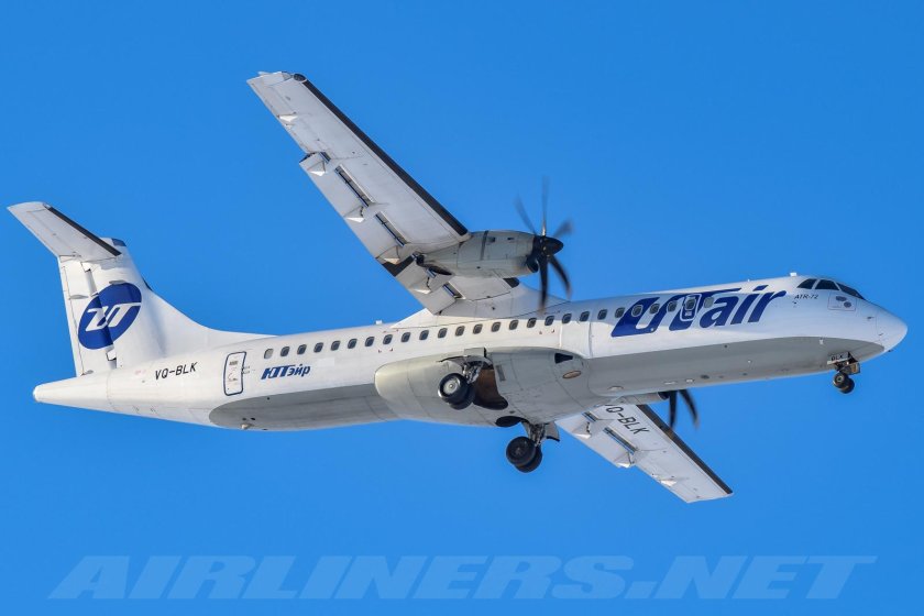 Самолет ATR-72 авиакомпании «ЮТЭЙР»,