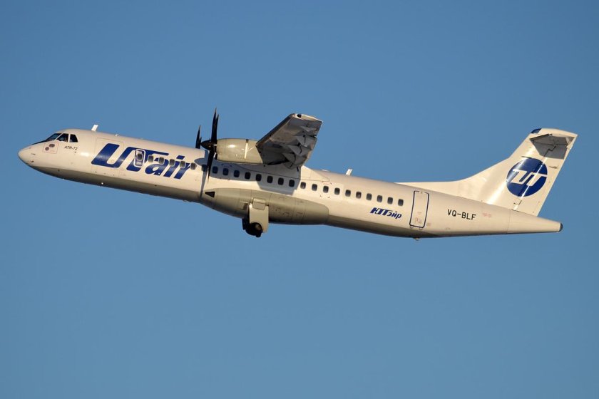 Самолет ATR-72 авиакомпании «ЮТЭЙР»,