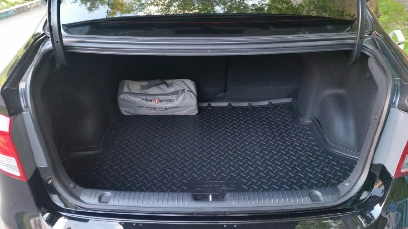 Kia Rio 2016 багажник