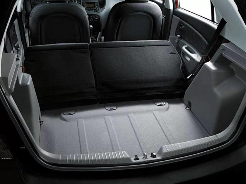 Kia Rio хэтчбек салон сзади