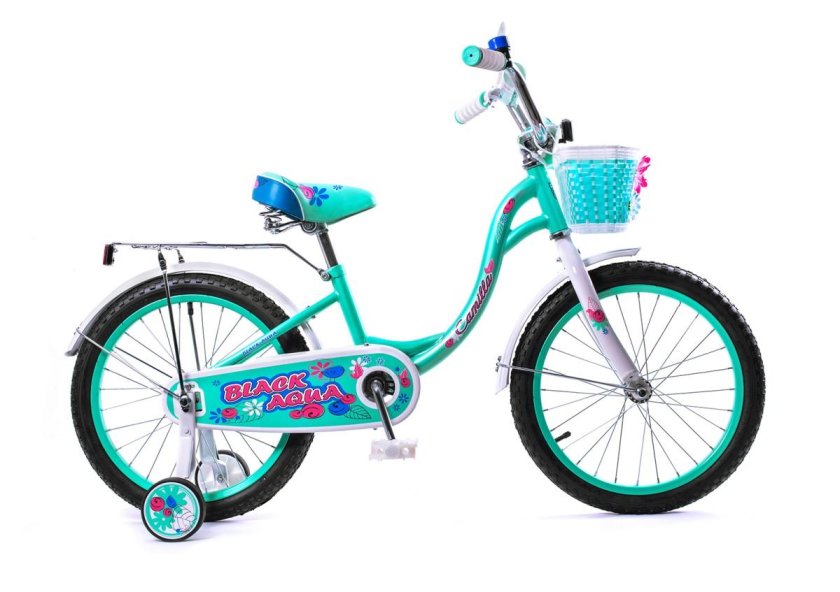 Велосипед Black Aqua Princess 16"; 1s (мятный-розовый)