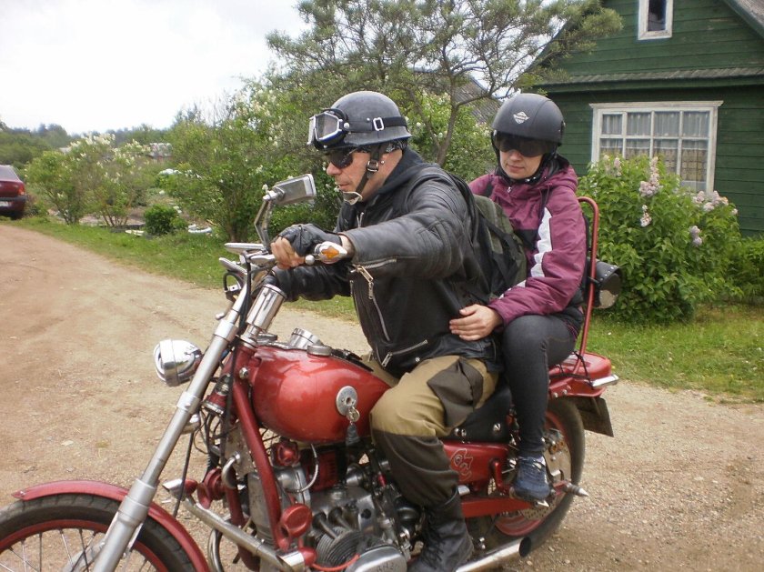 Сельский мотоцикл