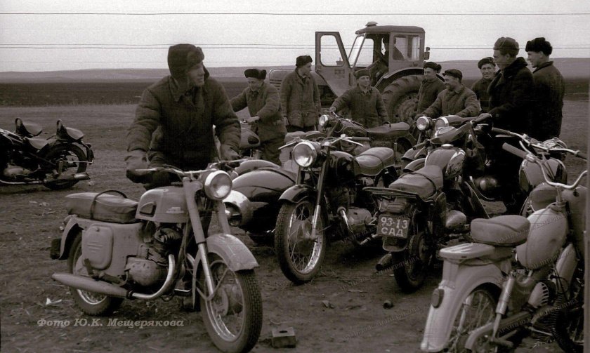 Мотоцикл Ява рокеры 80