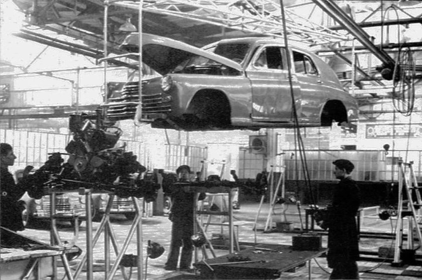 ГАЗ м20 победа конвейер